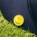 Custom 14g Metal Plated Golf Ball Marker Hat Clip Luxury Divot Tool Smile Face Design Bulk Iron Promotional Gifts for Golf Clubs