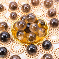 Hot Selling 20mm Smoky Crackle Quartz Crystal Balls Christmas Smoky Crackle Quartz Crystal Sphere Balls for Meditation