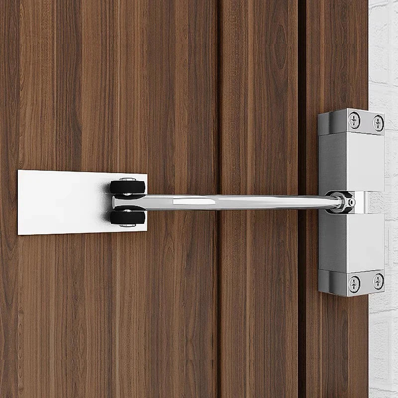 Adjustable Tension Automatic Door Closer Smooth Nylon Roller Security Spring Door Closer