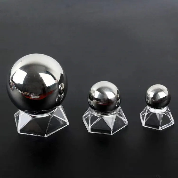 3 Sizes Acrylic Ball Holder Stand Clear Plastic Sphere Holder Hexagon Acrylic Sphere Stand
