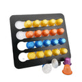 FOR NESPRESSO Coffee Capsule Holder Gold Stand Coffee Pod Tower Rack Rotatable Coffee Pod Storage Shelves Storage 40PCS Capsule
