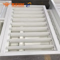 Extruded Aluminum Window Frame System for Louver & Shading Applications Waterproof Rust-proof Curtain & Blind Frame OEM