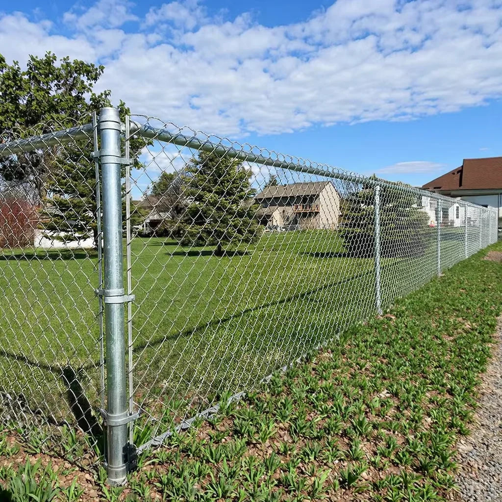 XG Wholesale 8 ft PVC Coated Cyclone Wire Mesh Fence Panel Hot Dipped Galvanized 3D Modelling Service Included