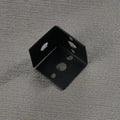 Black Iron 90 Right-Angle Corner Bracket-Modern Simple Cabinet Shelf Support Hardware Quick Install 3-Pack Card Fixing
