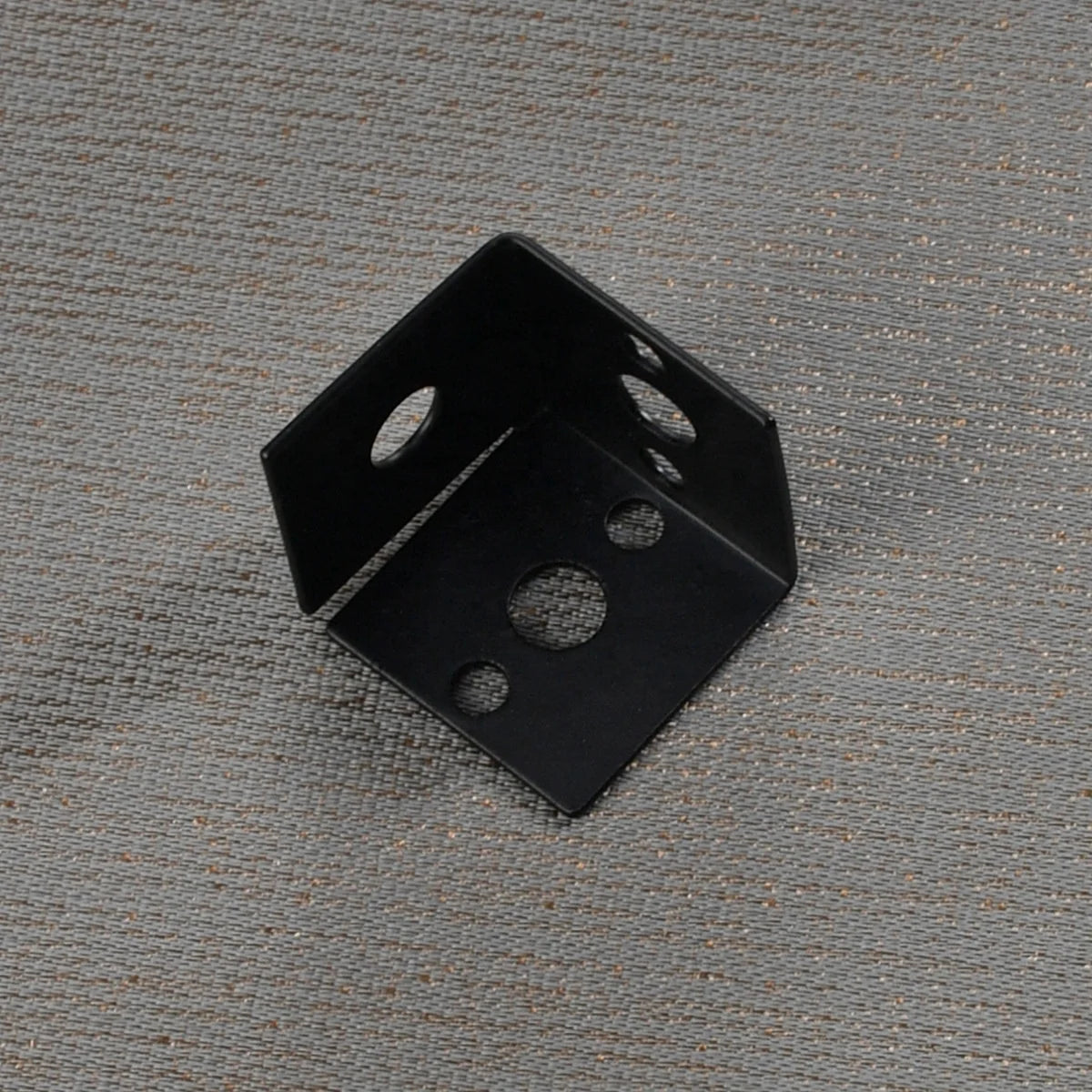 Black Iron 90 Right-Angle Corner Bracket-Modern Simple Cabinet Shelf Support Hardware Quick Install 3-Pack Card Fixing