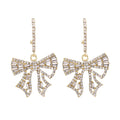 2024 New Korean Trendy Fashion Jewelry Statement Earrings S925 Silver Bow Earrings