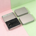 Wholesale Elegant Rectangular Jewelry Storage TIN CAN Cans with Peel-Off Lid Rings PVC Malaysia China