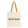 Ruthbag Colorful Canvas Tote Bag with Letter Pattern Handles PENNY WISE Design Medium Size Made in Zhejiang