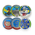 Cheap Custom logo 2d 3d Die Stamped Enamel Commemorative Zinc Alloy Challenge Coin