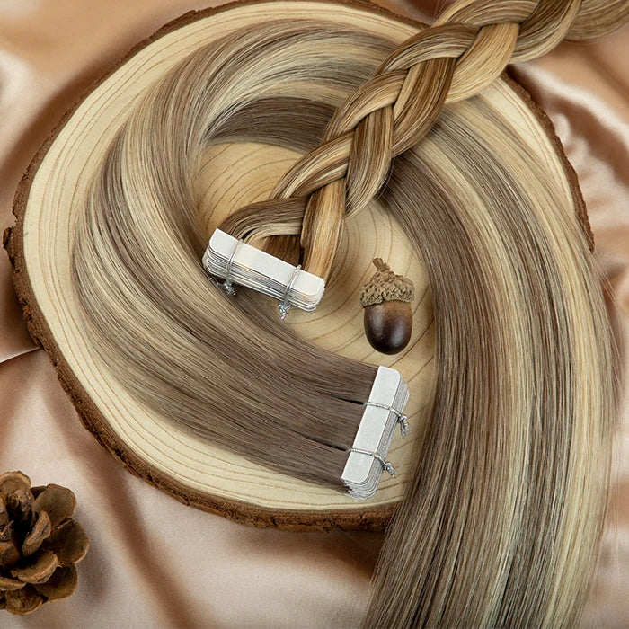 LeShine 2026 New Arrival Tape Extensions Russian Hair Extension Tape in Human Hair Extensions