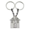 Factory Direct Fashion Metal House Keychain Creative Couple Keychain for Women Men Jewelry