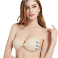 XW004 High Quality Matte Finish Invisible Breast Push up Silicone Adhesive Bra for Wedding Dresses