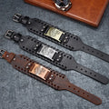 Fashion Stock Wolf Head Leather Bracelet Bangle Custom Embossed Weaving Pulsera