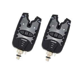 Hirisi Carp Fishing Bite Alarms with Blue LED Sound Tone Adjustable Fishing Bite Indicators
