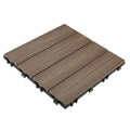 Factory Price Modern Waterproof WPC Plastic Composite Flooring Garden Swimming Pool Balcony Decking Tiles for Exterior
