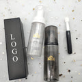 Lash Foaming Eyelash Foam Cleanser Matte pink Gold Lash Cleanser Tea Tree Oil Free Lash Foaming Cleanser