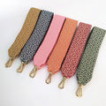 Deepeel ZP102 5*100cm Colorful Patterned Woven Fabric Bag Straps Durable Textile for Purses Totes Handmade Woven Shoulder Straps