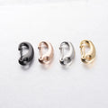 Wholesale 17x33mm Stainless Steel Lobster Clasp Spring Snap With Hole Keychain for Jewelry Making