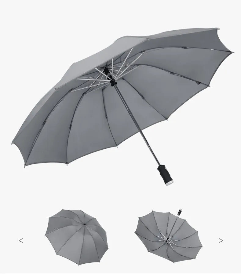 Foldable Umbrella Led Automatic Windproof Fashion Folding Umbrella Reverse LED Umbrella