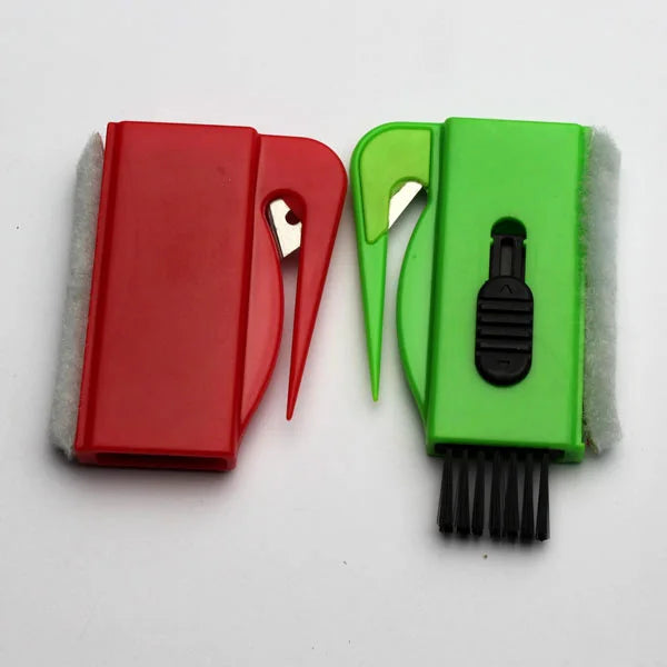 Customized Gifts Cute Plastic Computer Brush Cleaner with Letter Opener