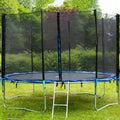 Commercial Cheap Mini 12ft Trampoline for Kids With Safety Enclosure & Lad for Sale