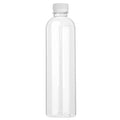 Wholesale 8oz 12oz 16oz Food Grade PET Square Beverage Plastic Juice Bottle With Black Cap