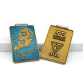 Free Sample Custom Metal Enamel High School Graduate Excellence Achievement Prize Award Academic Medal with Ribbon
