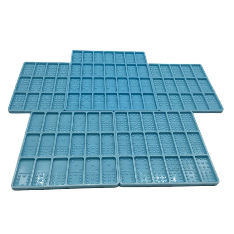 Early Riser Silicone Resin Mold Domino Full Set (5-Piece)  Cake Tools From Factory Direct Excellent for Baking Dominos