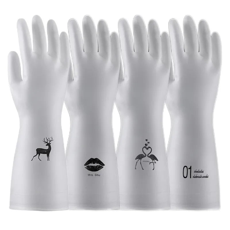 Customized Kitchen Dishwashing Mitts OEM & ODM PVC Household Cleaning Glove Reusable Dishwashing Gloves Wholesale