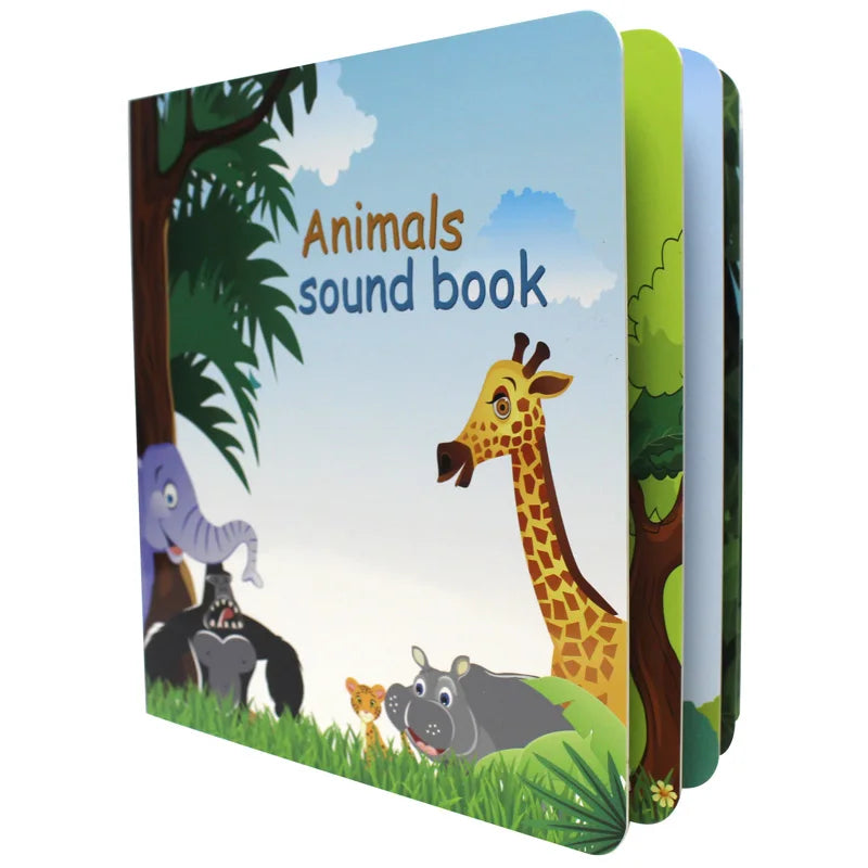 OUV Children's Music Book Fancy Animal Sound Book Kid's Educational Musical Toy