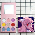 OEM Eye Shadow Palette Waterproof and Lasting Colors Metallic Finish Makeup for Face 9 Customizable Colors