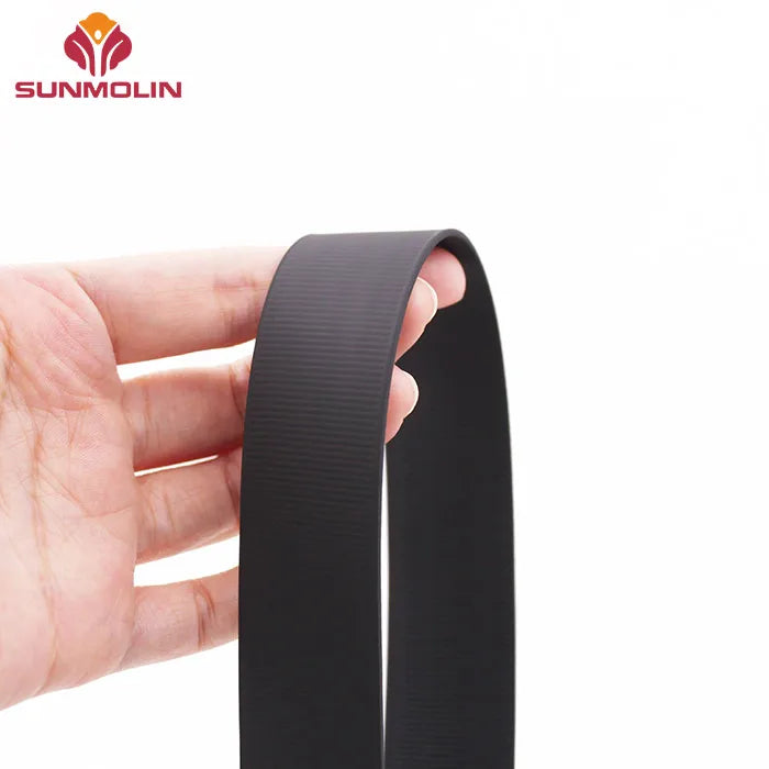 Black Custom Matte Waterproof PVC Coated Dog Leash Very Soft Webbing