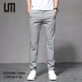 Liu Ming Hot Selling Products Spring Summer Men s Solid Color Thin Business Casual Male Trousers Stretch Pants