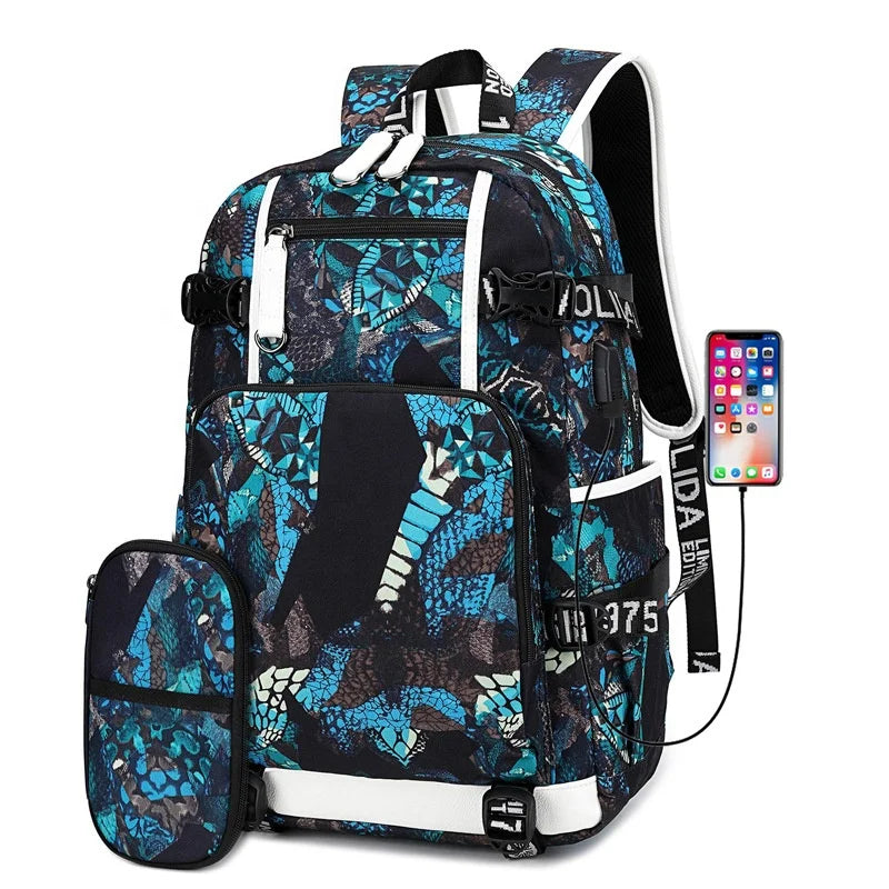 Set School Bags for Boys Men's School Backpacks for University Student Back to School Bags Backpacks Boys Bookbags