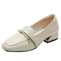 Fashion Luxury Women's Loafers Shoes Genuine Leather Low Heel Silp on Shoes Ladies New Style LoafersFemale Casual Sandals
