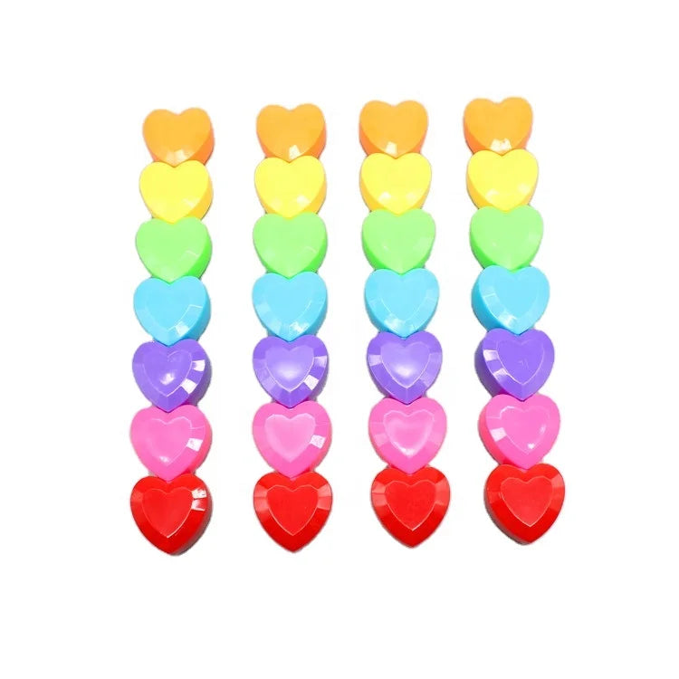 Color Highlighter Heart-shaped Style Marker