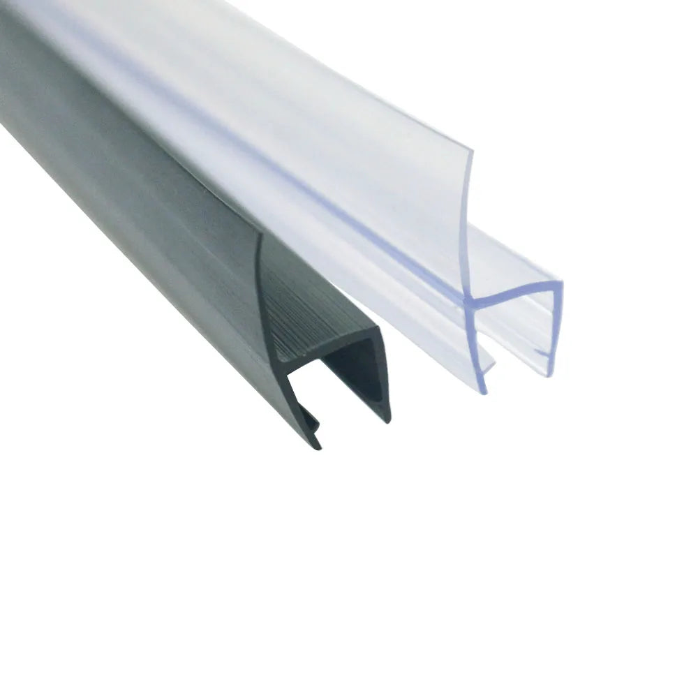 Bath Shower Screen Door Seal Strip 4 to 12mm Rubber Glass Door Weatherstrip Pvc Shower Seal for Bathroom Sealing Strips 6mm