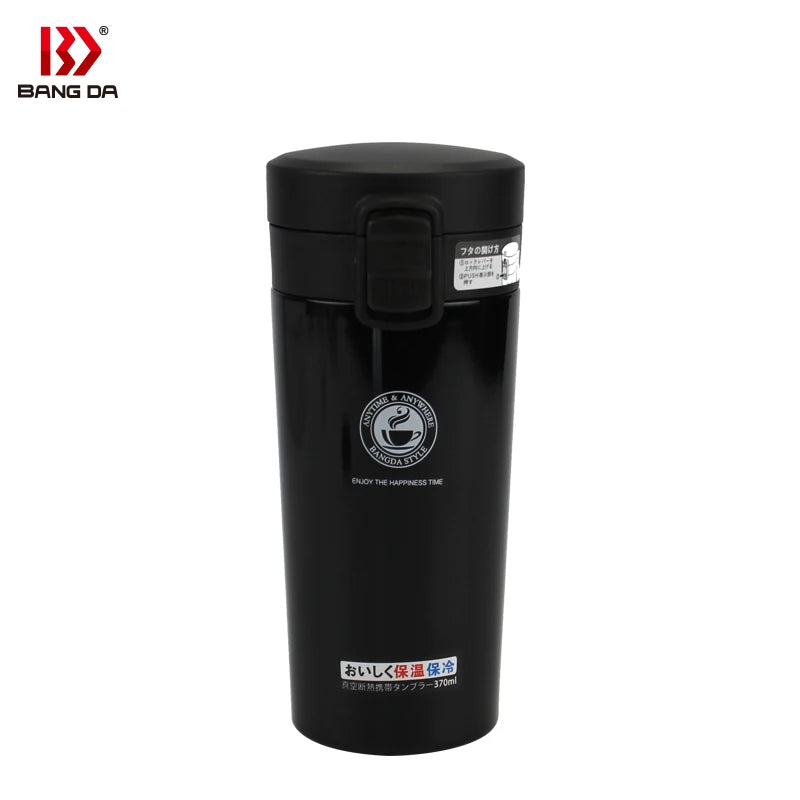 Straight drinking stainless steel vacuum 100% leakproof mug with filter coffee tumbler