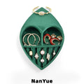 Hot Selling Heart Shaped Velvet Jewelry Box Necklace Ring Earring Storage Box Wedding Travel Luxury Jewelry Gift Box Wholesale