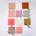 Lancui Pochon Bijoux Custom Logo Luxury Jewellery Packaging Small Microfiber Envelope Flap Jewelry Pouch Bag With Logo