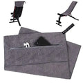 Customize Microfiber Hooded Custom Logo Sport Gym Towel With Zipper Pocket for Exercise Sweat Gym Bench Towels