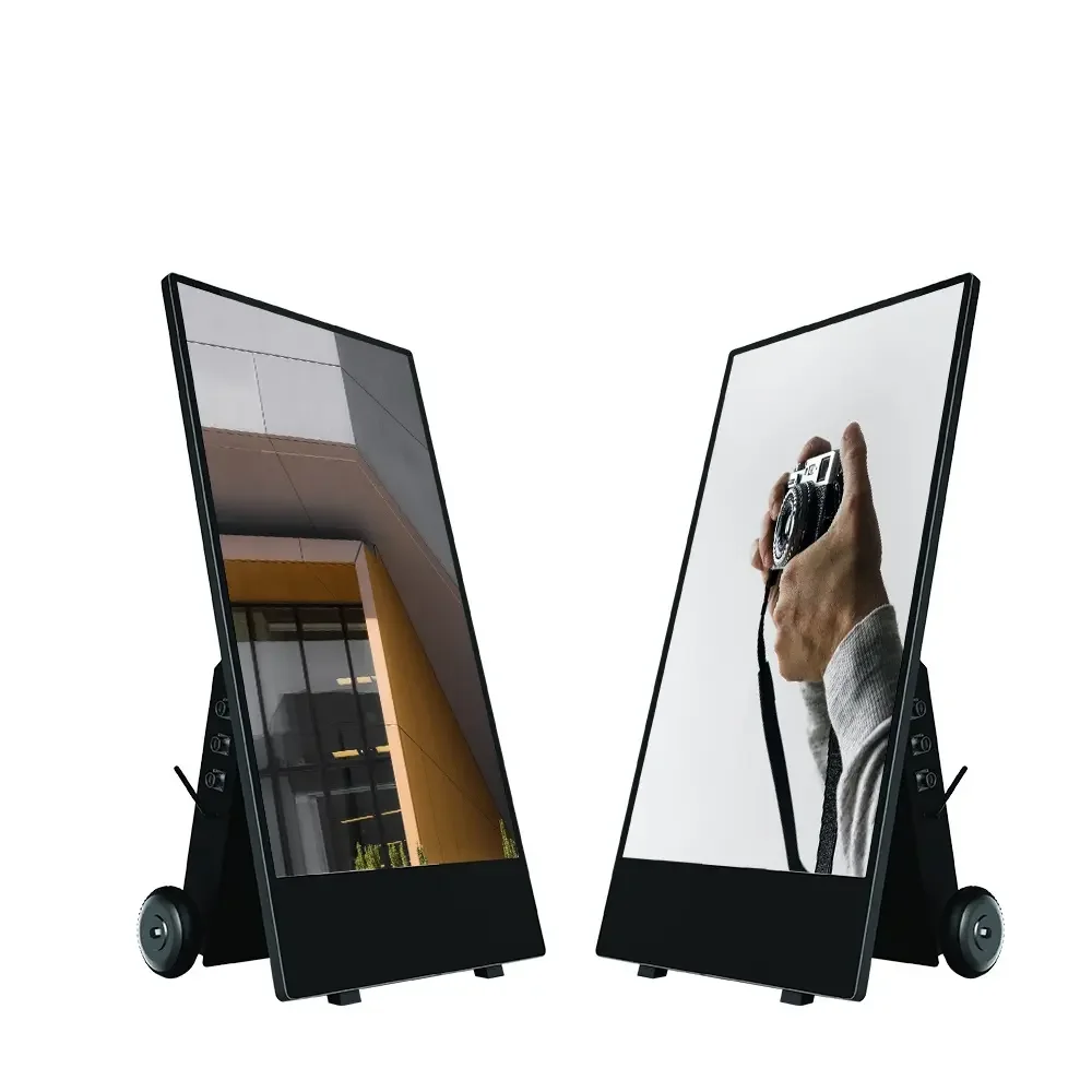Outdoor Capacitive 4K HD Touch Screen LCD Display 43" Digital Poster Battery IP65 Waterproof Android 7.1 OS 1 Year Advertising
