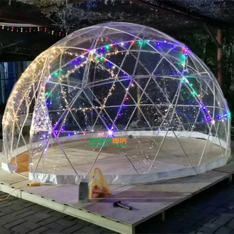 Luxury Round Tents Hotel Resort Glamping Clear Igloo Tent Dome Tente