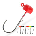 Spinpoler Ned Rig Loaded Jig Head Fishing Hook Weedless 2.8g 3.5g 4.6g 5.6g Accessories for Freshwater Bass Trout Worm Soft Lure