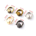 10mm Metal Strap Side Clip Edge Anchor Connector Hanger Accessories Leather Handbag Nails Button Screw Ring Rivet Luggage Tags