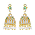 AAA Zircon Tassel Earrings Classic Indian Style Brass Jhumki Jhumka Elegant Dinner Fashion Drop Jewelry