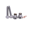 Rivet Custom Stainless Steel & Iron Flat Head Semi-Tubular Rivets for Leather Belt Fastening ISO Standard Free Samples Rivet Pin