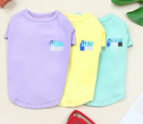Wholesale Cotton Cute Blank Dog Tee Shirt