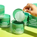 Your Brand 80 Pads Aloe Calming Face Toner Cotton Pads Helps Skin Soothe Mild Exfoliating Pore Minimizing Vegan Toner