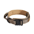 Solid Pattern Outdoor Training Tactical Dog Collar Heavy Duty Nylon Adjustable Pet Collar Ribbons Decoration Personalized